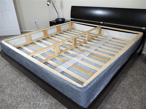 king size wooden box spring